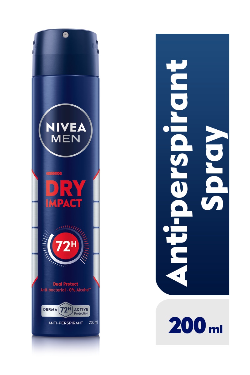 Nivea Men Dry Impact Spray 150Ml